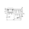 10a 250v AC JR-101-1SB-04 Male Socket With Fuse And Switch Male Ac Power Socket with Panel Mount